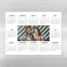 Simple Trendy Typography 2020 Photo Calendar Magnetic Dry Erase Sheet Premium Gifts Gift Idea Customize Unique Photo Calendar Dry Erase Magnetic Calendar