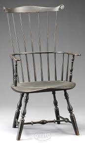 Windsor Comb Back Armchair Late 18th Century Early American Furniture Handmade Chair Antique Pine Furniture