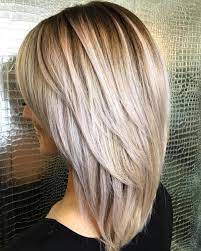 Cut a straight fringe which falls across the forehead and frames your face. 70 Brightest Medium Length Layered Haircuts And Hairstyles