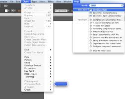 The document tab shows an icon to the left of the document name. Adobe Illustrator Help