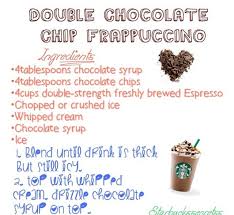 Copycat starbucks double chocolate chip frappuccino. Starbucks Double Chocolate Chip Frappe Recipe