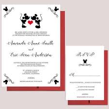 Mickey Mouse Wedding Invitations Mickey And Minnie Disney Invitation Fairytale Invite Invitat Mickey And Minnie Wedding Mickey Mouse Wedding Disney Wedding