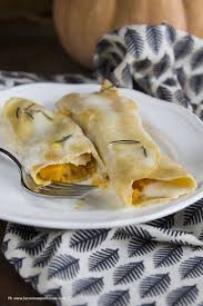 Crepes Di Zucca Con Fonduta Di Taleggio Ricette Ricette Di Cucina Idee Alimentari