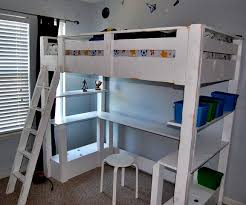 Under Loft Bed Desk System With Storage Build A Loft Bed Loft Bed Desk Loft Bed Plans