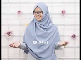 Tutorial Khimar Square Hijab Alila 0856 4346 4345 Youtube