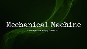 Overview of all products overview. Mechanical Machine Font Download Free For Desktop Webfont