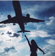 Sky Airplane And Clouds Image Airplane Photography Adventure Adventure Travel