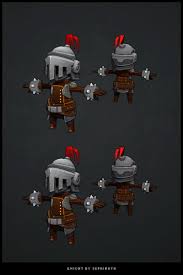 Knight Low Poly 3d By Sephiroth Art On Deviantart Sephiroth Art Low Poly Character Low Poly