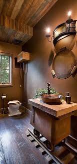 Como su nombre indica, estos muebles son muebles anclados a la pared por lo que se puede limpiar cómodamente bajo ellos y además son excelentes para cuartos de baño con poco espacio. Ideas Para Tener Un Bano De Estilo Rustico Tocadores De Bano Rusticos Bano Tradicional Decoracion Hogar