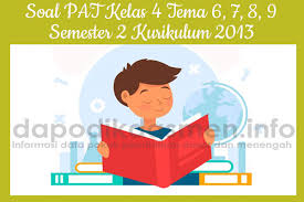 Kumpulan soal tematik kelas 5 tema 6 dan kunci jawaban terbaru. Soal Pat Ukk Kelas 4 Semester 2 Tahun 2019 Tema 6 7 8 9