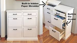 It offers 12 wide drawers for organizing your files, each equipped with copper drawer pulls. The Mail Boss Ana White