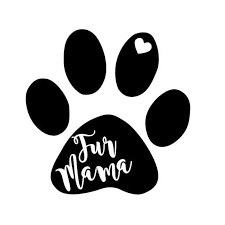 Fur Mama Vinyl Decal Fur Mom Car Laptop Iphone Yeti Etsy Cricut Vinyl Paw Heart