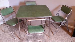This set of chairs and table has a nice smooth finish for extra beauty and easy cleaning. Samsonite Card Table And Chairs Antique Appraisal Instappraisal
