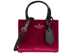 Kate Spade Handbags Dark Red Velvet Ref 100866 Joli Closet
