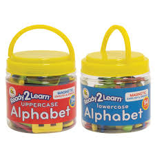 A fresh, new take on magnetic letters! Bilingual Magnets Foam Alphabet Uppercase Lowercase