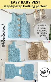 Buy Simple Vest Knitting Pattern Cheap Online