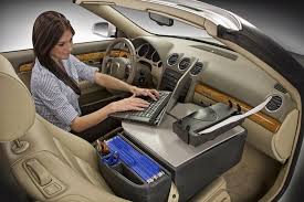 Roadmaster Car Auto Desk With Printer Stand Roadcar 02 Fs Aut Mobile Desk Car Office Car