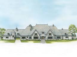 French country facades feature stone, brick, stucco or all three and often have arched windows and gables. Bascayne Country French Home Plan 095s 0004 House Plans And More