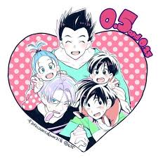 Trunks Goten Gohan Bulla And Pan Dragon Ball Gt Dragon Ball Super Dragon Ball Z