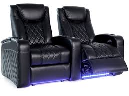 Shop for a reclining leather loveseats and reclining leather sectionals here, too. Octane Azure Lhr Power Reclining Black Italian Leather Seatup Com