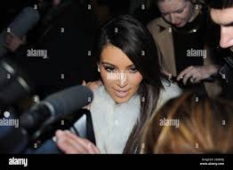 Kim Kardashian attends Kanye West Fall-Winter 2012-2013 Ready-To-Wear  collection show in Paris, France, on March 6, 2012. Photo by Nicolas  BriquetABACAPRESS.COM Stock Photo - Alamy