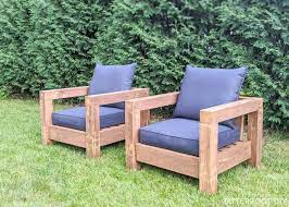 Take a look at what she created in the photo. Outdoor Patio Chairs Plans Club Chairs