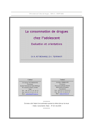 Home page la fugue des adolescents en institution. Pdf La Consommation De Drogues Chez L Adolescent Evaluation Et Orientations
