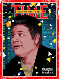 Poster I made of Bob Newby, Time's 1984 Man of the Year! : r/StrangerThings