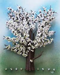 Cherry Blossom Paper Quilling Flowers Quilled Tree Quilling