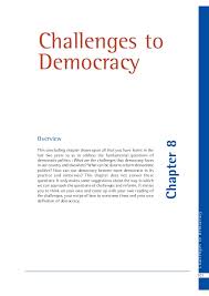 Democratic Politics Chapter 8 Grade 10 Cbse Challenges To Democracy