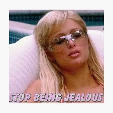Paris Hilton Y2k Stop Being Jealous Poster By Mitzifielder In 2021 Paris And Nicole Paris Hilton Paris