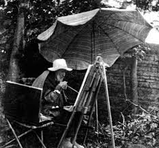 Arthritis Ridden Renoir Painting Flowers At His Garden Circa 1910 S 800x740 By Calingula In Historyporn Renoir Paintings Artist At Work Pierre Auguste Renoir