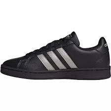 Bis zu 45% sparen bei einer vereinsbestellung von 50 shirts. Adidas Grand Court Sneaker Damen Core Black Im Online Shop Von Sportscheck Kaufen
