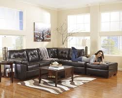 Alliston Durablend Chocolate Sectional W Right Chaise Tufting By Signature Design By Ashley Ashley Furniture Sectional Ashley Furniture Furniture