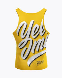 Get 8 floor mockup fonts, logos, icons and graphic templates on graphicriver. Tank Top Mockup Back View In Apparel Mockups On Yellow Images Object Mockups Design Mockup Free Mockup Mockup Free Psd