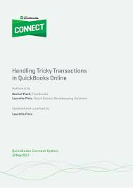 Check spelling or type a new query. Handbook Advanced Quickbooks Online Handling Tricky Transactions
