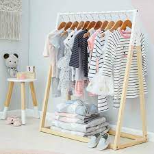 Shop a wide selection of products for your home at amazon.com. Nursery Clothes Rack Kids Garment Wooden Hanger Baby Storage Clothing Stand Wood Ebay