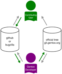 Anything in the master branch is deployable. Github Pull Requests Gentoo Wiki