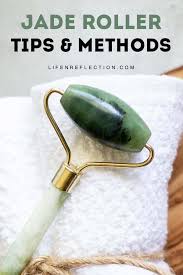 Starting at the neck, roll the jade roller over your skin in upward motions, starting at the collar bone and going in a straight line up to the jawline. How To Use A Jade Roller In Your Skin Care Routine