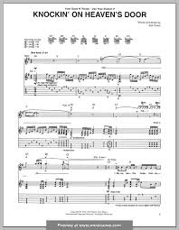Free, curated and guaranteed quality with ukulele chord charts, transposer and auto scroller. Knockin On Heaven S Door By B Dylan Sheet Music On Musicaneo