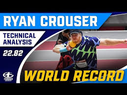 Olympic shot put gold medalist ryan crouser talks about setting the world record, how he trains and what he eats to bulk up. Ryan Crouser Shot Put World Record Indoor 22 82 Technique Analysis Youtube