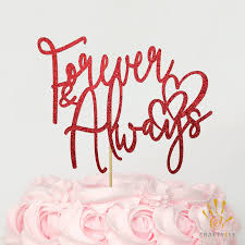 Birthday cake decorating supplies and themed cake accessories for kids and adults. Cake Topper Forever Always Craftycle