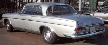 The mercedes 280 se 3.5 coupe was final version of the w111 cars, now with a v8 engine producing 200hp. File Mercedes Benz W111 Coupe Rear 20100303 Jpg Wikimedia Commons