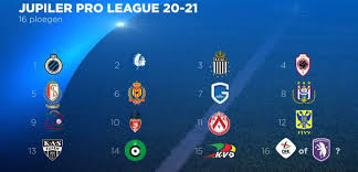 One team is relegated from the jupiler pro league, and one team is promoted from first division b, each season. 99 99 Zeker Dat Competitie Start Met 16 Clubs Jupiler Pro League Hln Be