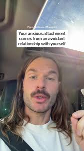 Your anxious attachment covers up an avoidant relationship with yourself💗  You have parts within you that are terrified that you’re broken, unworthy  and undeserving of love. You are also terrified of ...