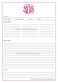 Add your blog badge to the top somewhere. How To Organize Recipes Plus A Free Printable Recipe Binder All About Planners Recipe Book Templates Recipe Template Recipe Sheets