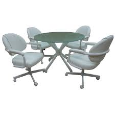Try usa dinettes selection of glass and wood dinettes with matching chairs. Dining Sets With Caster Chairs Wayfair