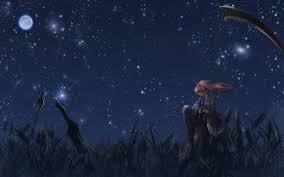 Download, share or upload your own one! Moon Night Onozuka Komachi Pink Hair Red Eyes Scythe Sky Sword Tagme Touhou Weapon Konachan Com Konachan Com Anime Wallpapers
