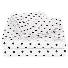 Black And White Polka Dot Sheets Queen Polka Dot Sheets Kids Room Style Dot Sheet Set Sheet Sets Stylish Sheets