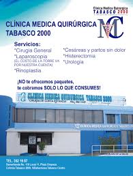 Clínica Medíca Quirúrgica Tabasco 2000